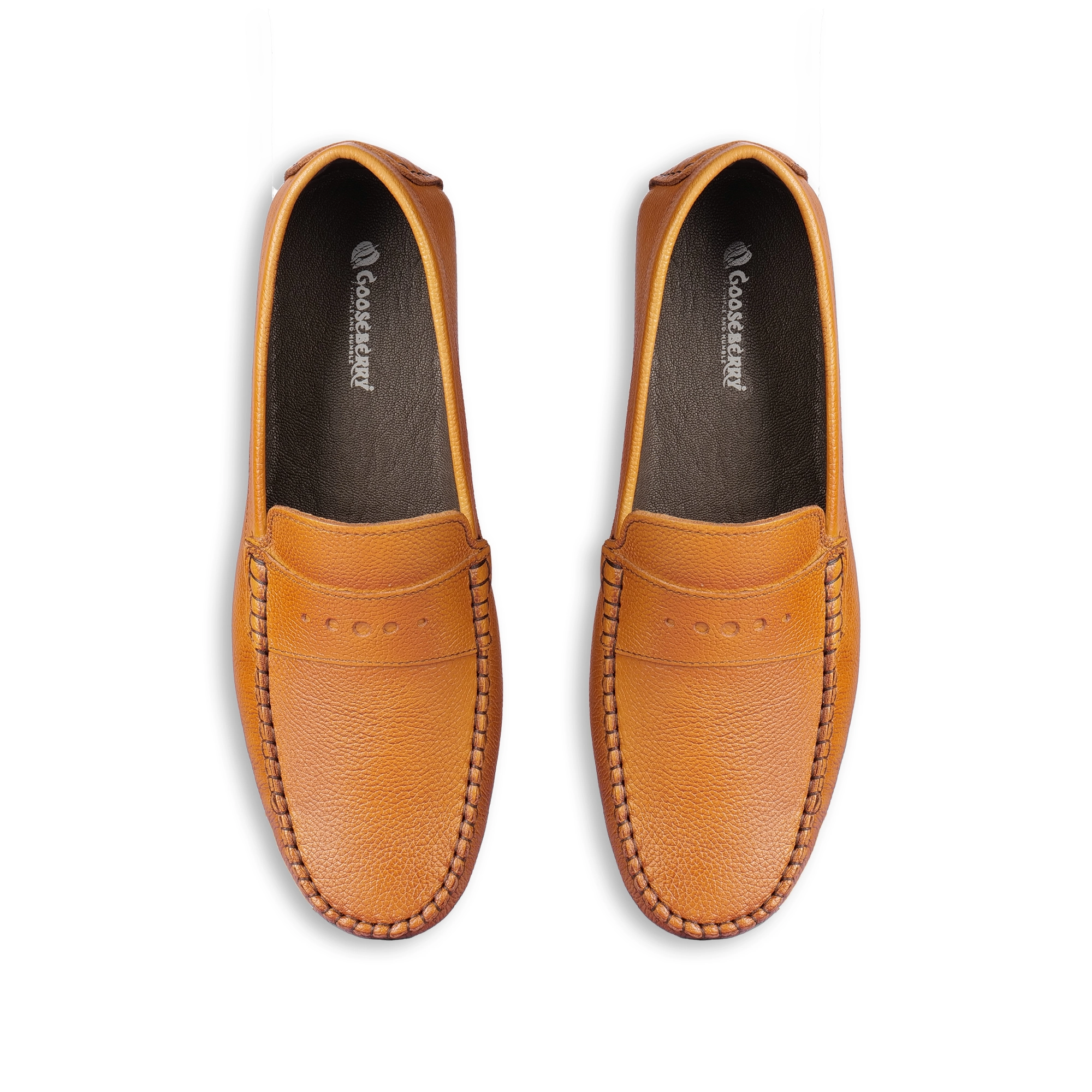 Gooseberry G9666 Tan Leather Loafer Pair View